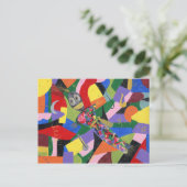 ブードゥー人形はがき ポストカード (スタンド正面)