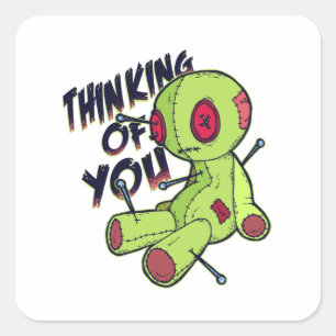 ブードゥー人形 スクエアシール