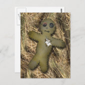 ブードゥー人形/ストローポストカード ポストカード (正面/裏面)