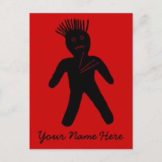 ブードゥー人形 ポストカード (正面)