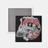 ブードゥー列車磁石 マグネット (正面/裏面)