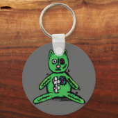 ブードゥー子猫パート2キーチェーン! キーホルダー (正面)