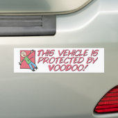 ブードゥー著保護される バンパーステッカー (車上)