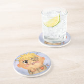 ブードゥー衣装キャンディー缶の可愛い男の子 コースター (側面)