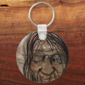 ブードゥー頭 キーホルダー (正面)