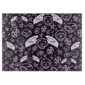 "ブードゥー"パターン カッティングボード (正面)
