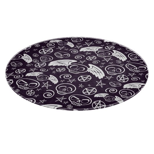 "ブードゥー"パターン カッティングボード (角)