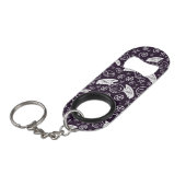 "ブードゥー"パターン キーホルダー栓抜き (正面アングル)