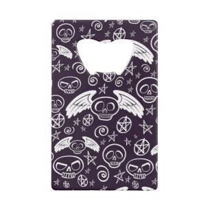 "ブードゥー"パターン クレジットカード栓抜き