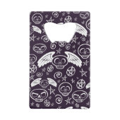 "ブードゥー"パターン クレジットカード栓抜き (裏面)