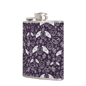 "ブードゥー"パターン フラスク (左)