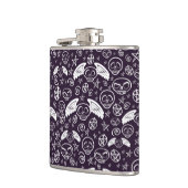 "ブードゥー"パターン フラスク (左)