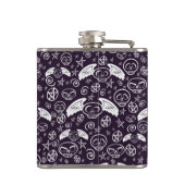 "ブードゥー"パターン フラスク (裏面)