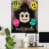 ブードゥー・ヘッズ 〜 ケイブ ポスター (ホームオフィス)