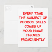 ブードゥー ポストカード (正面/裏面)