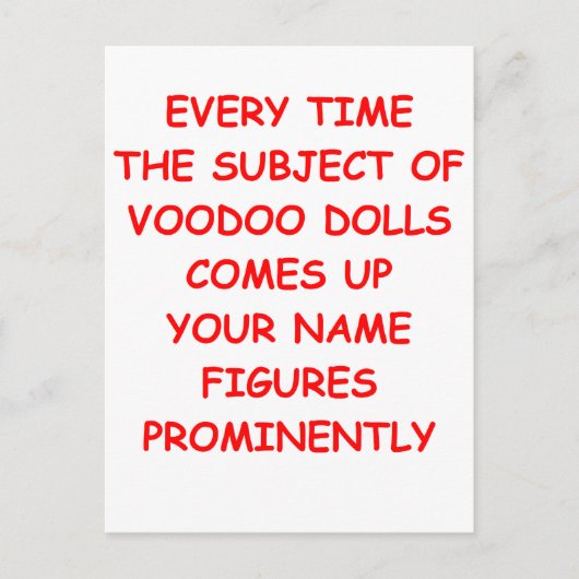 ブードゥー ポストカード (正面)