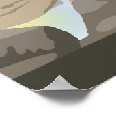 ブードコーンウォールの風景 ポスター (角)