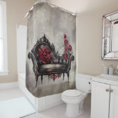 ブードワールシャワーズ | ファインビクトリアンティングラウナーソファ シャワーカーテン (インサイチュ)