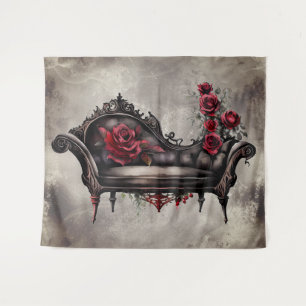 ブードワールシャワーズ   ファインビクトリアンティングラウナーソファ タペストリー