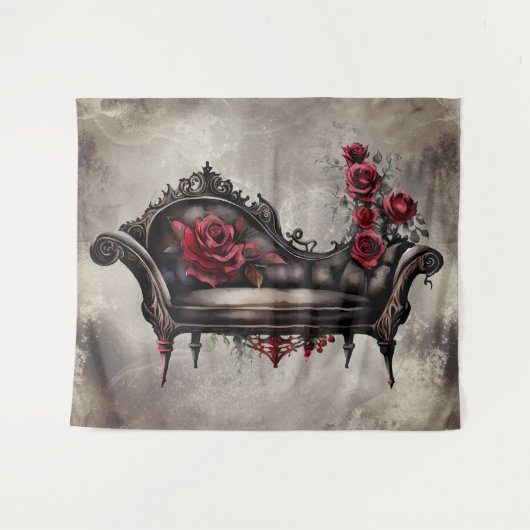 ブードワールシャワーズ | ファインビクトリアンティングラウナーソファ タペストリー (正面(横))