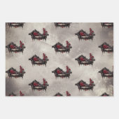 ブードワールシャワーズ | ファインビクトリアンティングラウナーソファ ラッピングペーパーシート (正面)