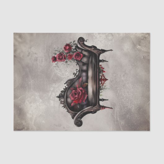 ブードワールシャワーズ | ファインビクトリアンティングラウナーソファ 薄葉紙 (正面)