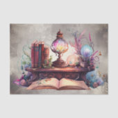 ブードービクトリアンル |アンティークランプ読のデスク 薄葉紙 (正面)