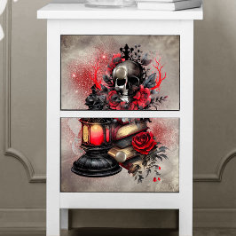 ブードービクトリアンル |アンティーク付きスカル帳 薄葉紙