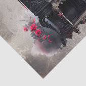 ブードービクトリアンル |アンティーク書木製デスク 薄葉紙 (詳細)