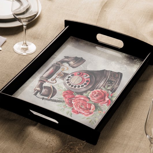 ブードービクトリアンル |アンティーク金ゴールドバラ電話 薄葉紙