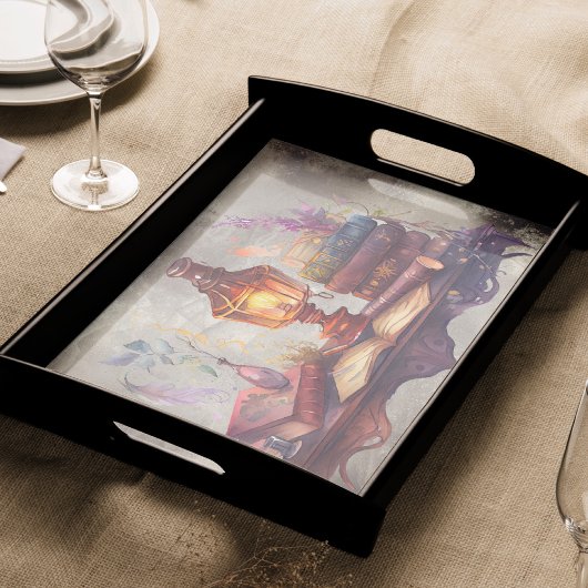 ブードービクトリアンル |ランプ書付きアンティークの机 薄葉紙