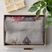 ブードービクトリアンル |古い香水ボトルとバラ 薄葉紙 (ギフト)