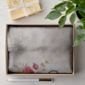 ブードービクトリアンル |赤いバラのアンティークランタン 薄葉紙 (ギフト)