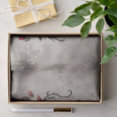 ブードービクトリアンル |赤いバラのアンティークランタン 薄葉紙 (ギフト)