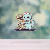 ブーナース猫の救出！クラシックT-S アクリルサイン (ニュートラル)