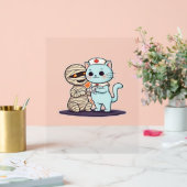 ブーナース猫の救出！クラシックT-S アクリルサイン (ウェディング)