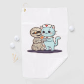 ブーナース猫の救出！クラシックT-S ゴルフタオル (インサイチュ)