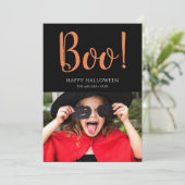 ブーハロウィモダンンブラック写真 シーズンカード (スタンド正面)