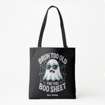 ブーハロウィンに使える面白いシート Too Old for This Boo