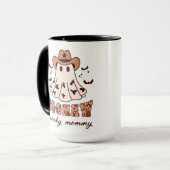 ブーハロウィン不気味Groovy幽霊名大 マグカップ (正面左)