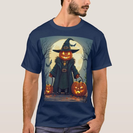 ブーハローウィン不気味ティー Tシャツ (正面)