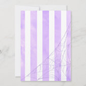 ブーパープル格言水色キッズハローウィンパーティ 招待状 (裏面)