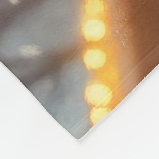 ブービアデフランドレスドッグローラーコースタークリスマス フリースブランケット (角)