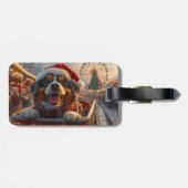 ブービアデフランドレスドッグローラーコースタークリスマス ラゲッジタグ (裏面横)