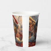 ブービアデフランドレスドッグローラーコースタークリスマス 紙コップ (右)