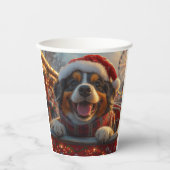 ブービアデフランドレスドッグローラーコースタークリスマス 紙コップ (正面)