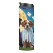 ブービエズデフランドレスドッグスパンプキンハロウィンおもしろい タンブラー (回転右)