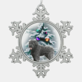 ブービエデフランダレスクリスマス スノーフレークピューターオーナメント