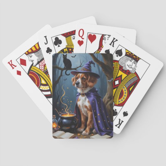 ブービエデフランドレスお洒落ハロウィン絵を描ズ トランプ (裏面)