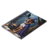 ブービエデフランドレスお洒落ハロウィン絵を描ズ ノートブック (左側)